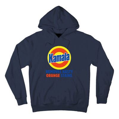 Vote Kamala Harris 2024 Removes Nasty Orange Stains Funny Tall Hoodie