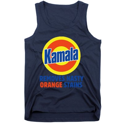 Vote Kamala Harris 2024 Removes Nasty Orange Stains Funny Tank Top