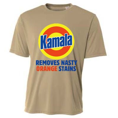 Vote Kamala Harris 2024 Removes Nasty Orange Stains Funny Cooling Performance Crew T-Shirt