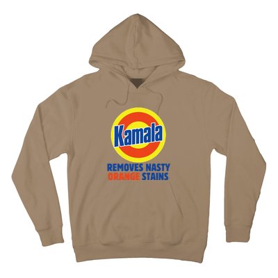 Vote Kamala Harris 2024 Removes Nasty Orange Stains Funny Hoodie