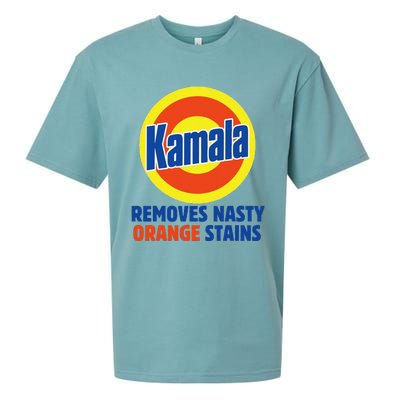 Vote Kamala Harris 2024 Removes Nasty Orange Stains Funny Sueded Cloud Jersey T-Shirt