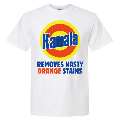 Vote Kamala Harris 2024 Removes Nasty Orange Stains Funny Garment-Dyed Heavyweight T-Shirt