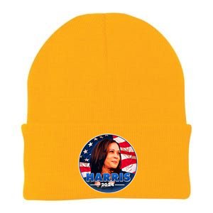 Vote Kamala Harris 2024 Election Emblem Knit Cap Winter Beanie