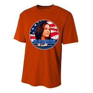 Vote Kamala Harris 2024 Election Emblem Performance Sprint T-Shirt