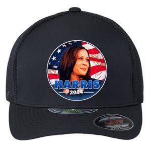 Vote Kamala Harris 2024 Election Emblem Flexfit Unipanel Trucker Cap