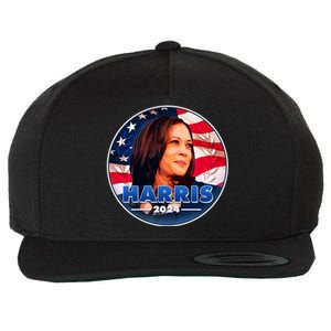 Vote Kamala Harris 2024 Election Emblem Wool Snapback Cap