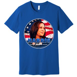 Vote Kamala Harris 2024 Election Emblem Premium T-Shirt