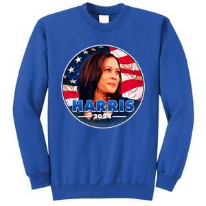 Vote Kamala Harris 2024 Election Emblem Tall Sweatshirt