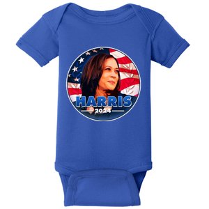 Vote Kamala Harris 2024 Election Emblem Baby Bodysuit