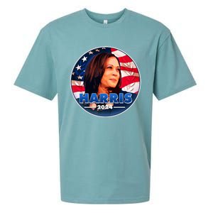 Vote Kamala Harris 2024 Election Emblem Sueded Cloud Jersey T-Shirt