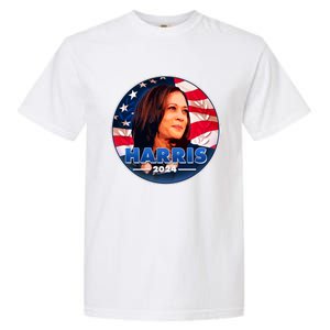 Vote Kamala Harris 2024 Election Emblem Garment-Dyed Heavyweight T-Shirt