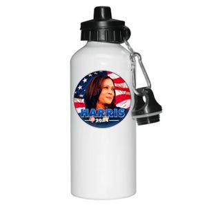 Vote Kamala Harris 2024 Election Emblem Aluminum Water Bottle