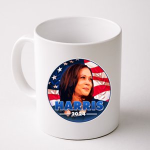 Vote Kamala Harris 2024 Election Emblem Coffee Mug