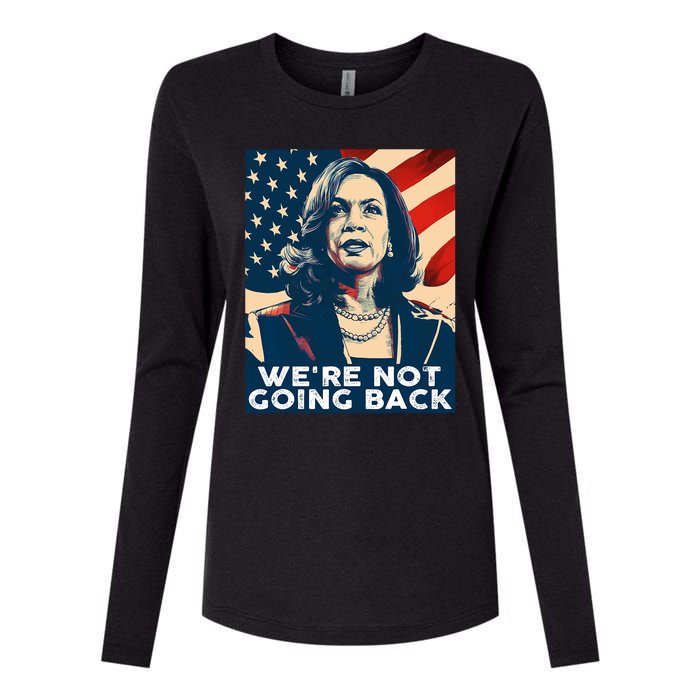 Vintage Kamala Harris 2024 For President Election Campaign Womens Cotton Relaxed Long Sleeve T-Shirt