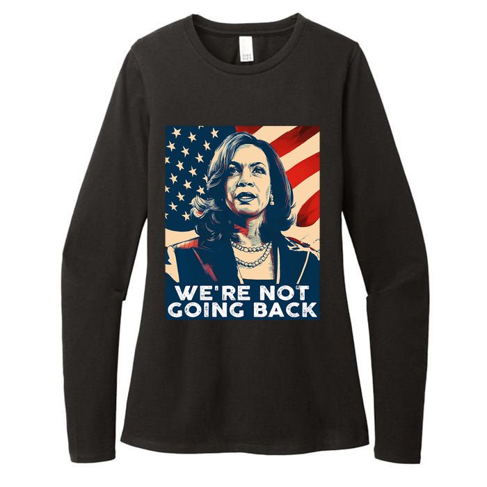 Vintage Kamala Harris 2024 For President Election Campaign Womens CVC Long Sleeve Shirt