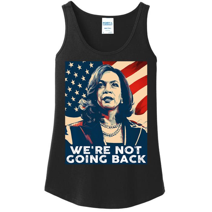 Vintage Kamala Harris 2024 For President Election Campaign Ladies Essential Tank