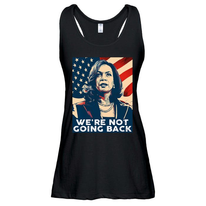 Vintage Kamala Harris 2024 For President Election Campaign Ladies Essential Flowy Tank