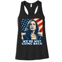 Vintage Kamala Harris 2024 For President Election Campaign Women's Racerback Tank