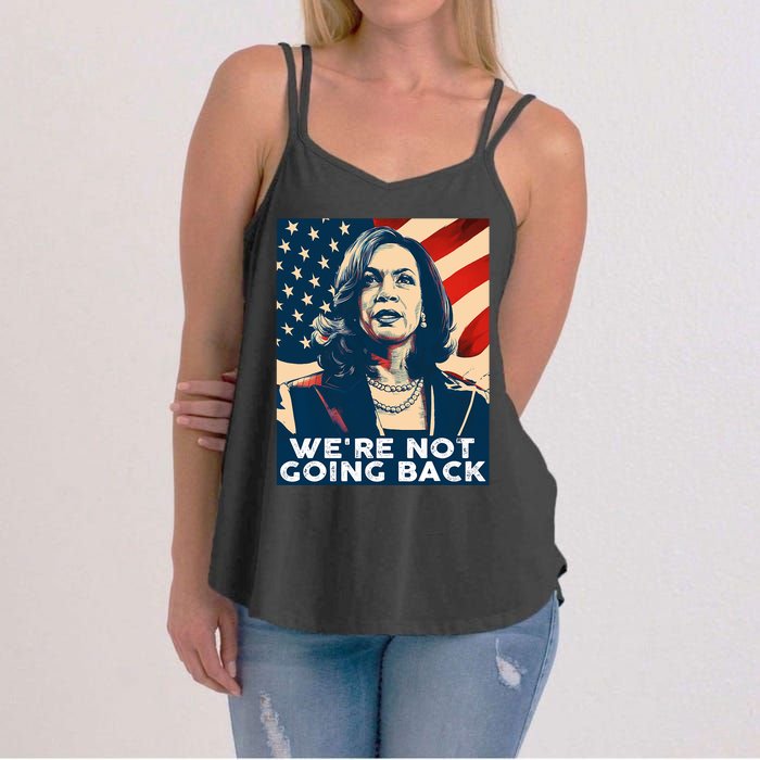 Vintage Kamala Harris 2024 For President Election Campaign Women's Strappy Tank