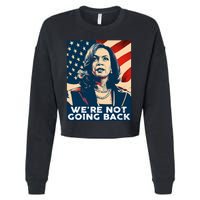 Vintage Kamala Harris 2024 For President Election Campaign Cropped Pullover Crew