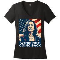 Vintage Kamala Harris 2024 For President Election Campaign Women's V-Neck T-Shirt