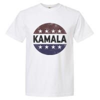 Vintage Kamala Harris 2024 For President Election Campaign Vneck Garment-Dyed Heavyweight T-Shirt