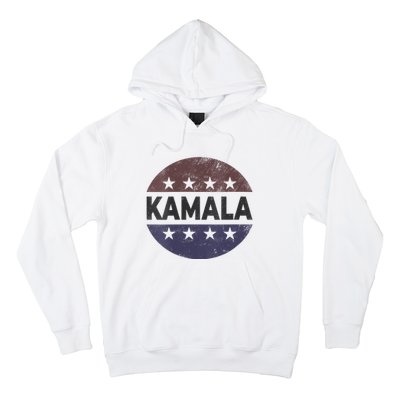 Vintage Kamala Harris 2024 For President Election Campaign Vneck Hoodie