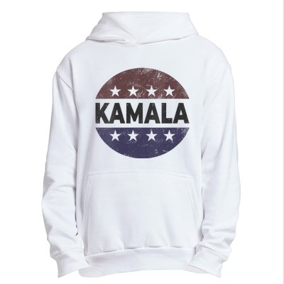 Vintage Kamala Harris 2024 For President Election Campaign Vneck Urban Pullover Hoodie