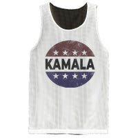 Vintage Kamala Harris 2024 For President Election Campaign Vneck Mesh Reversible Basketball Jersey Tank