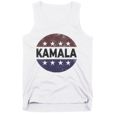 Vintage Kamala Harris 2024 For President Election Campaign Vneck Tank Top