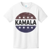 Vintage Kamala Harris 2024 For President Election Campaign Vneck Kids T-Shirt