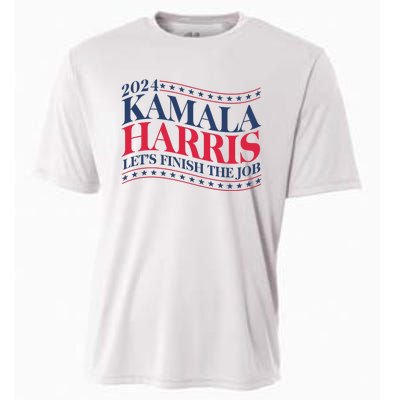 Vote Kamala Harris 2024 Finish The Job Cooling Performance Crew T-Shirt