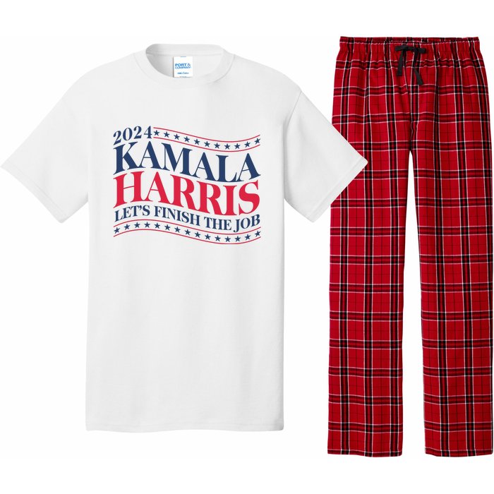 Vote Kamala Harris 2024 Finish The Job Pajama Set