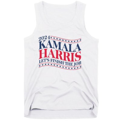 Vote Kamala Harris 2024 Finish The Job Tank Top