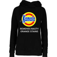 Vote Kamala Harris 2024 Removes Nasty Orange Stains Womens Funnel Neck Pullover Hood