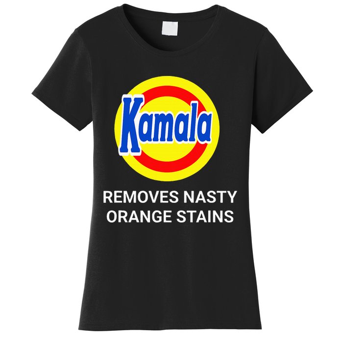 Vote Kamala Harris 2024 Removes Nasty Orange Stains Women's T-Shirt