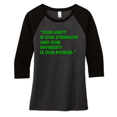 Vp Kamala Harris Quote Premium Women's Tri-Blend 3/4-Sleeve Raglan Shirt