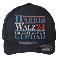 Vote Kamala Harris Walz 2024 Im Voting For Gus Dad Flexfit Unipanel Trucker Cap