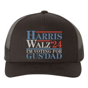 Vote Kamala Harris Walz 2024 Im Voting For Gus Dad Yupoong Adult 5-Panel Trucker Hat