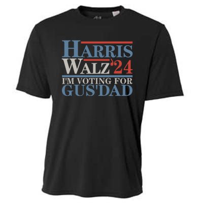 Vote Kamala Harris Walz 2024 Im Voting For Gus Dad Cooling Performance Crew T-Shirt