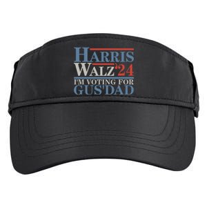 Vote Kamala Harris Walz 2024 Im Voting For Gus Dad Adult Drive Performance Visor