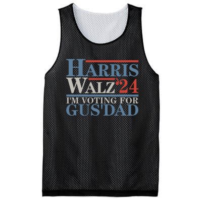 Vote Kamala Harris Walz 2024 Im Voting For Gus Dad Mesh Reversible Basketball Jersey Tank