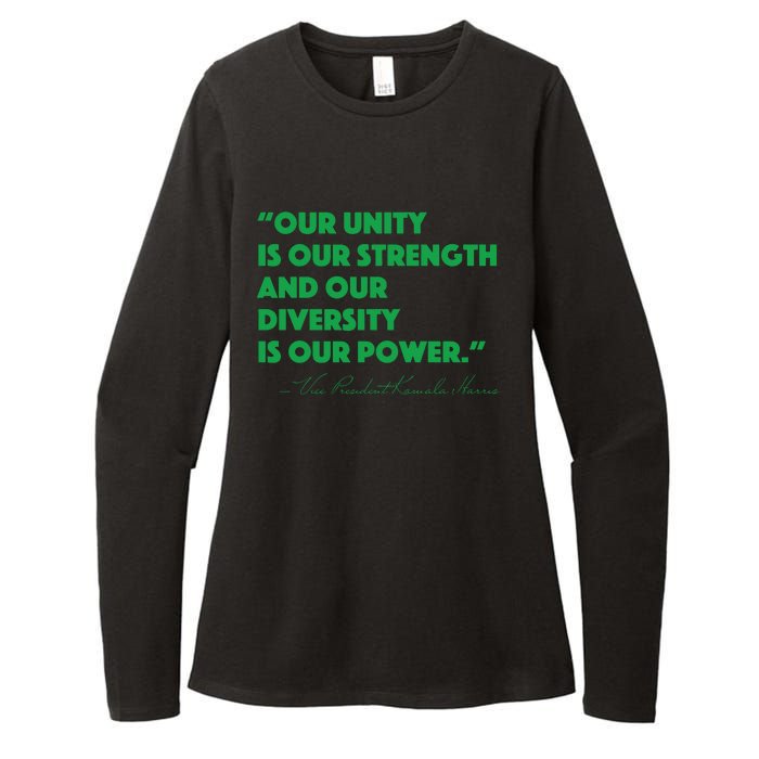 Vp Kamala Harris Quote Womens CVC Long Sleeve Shirt