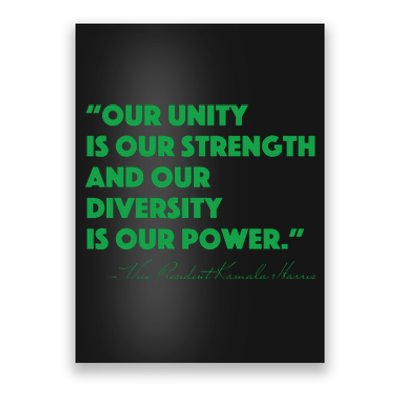 Vp Kamala Harris Quote Poster