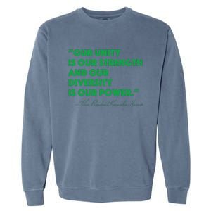 Vp Kamala Harris Quote Garment-Dyed Sweatshirt