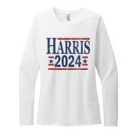 Vintage Kamala Harris 2024 Womens CVC Long Sleeve Shirt