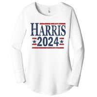 Vintage Kamala Harris 2024 Women's Perfect Tri Tunic Long Sleeve Shirt