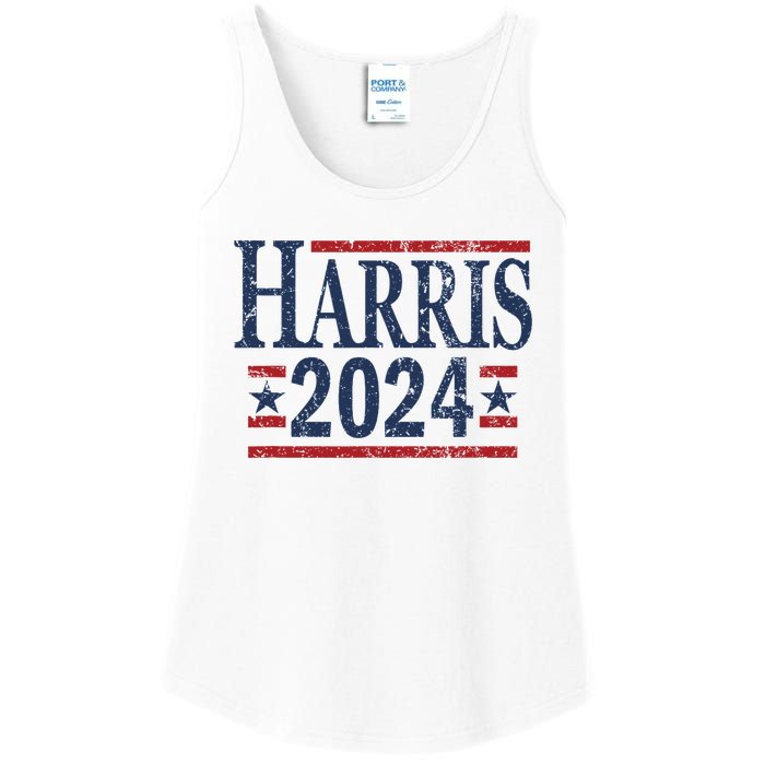 Vintage Kamala Harris 2024 Ladies Essential Tank