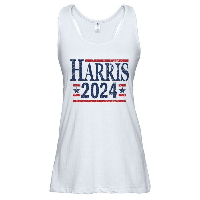 Vintage Kamala Harris 2024 Ladies Essential Flowy Tank