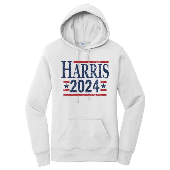 Vintage Kamala Harris 2024 Women's Pullover Hoodie